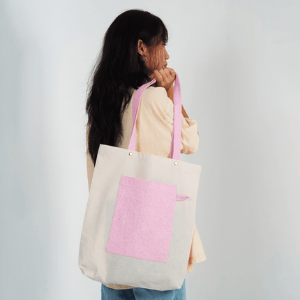 Cotton Candy Canvas Tote Bag - HASHTACK