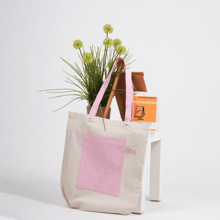 Cotton Candy Canvas Tote Bag - HASHTACK