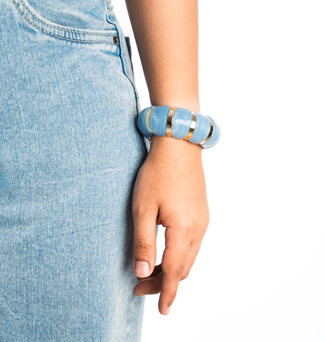 Blue Crush Stackable Bracelet