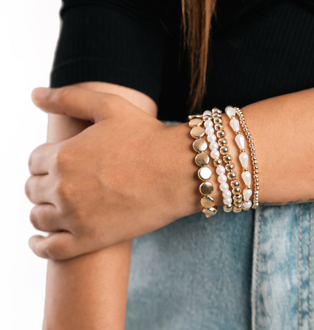 Pearl Glow Multi Stackable Bracelet