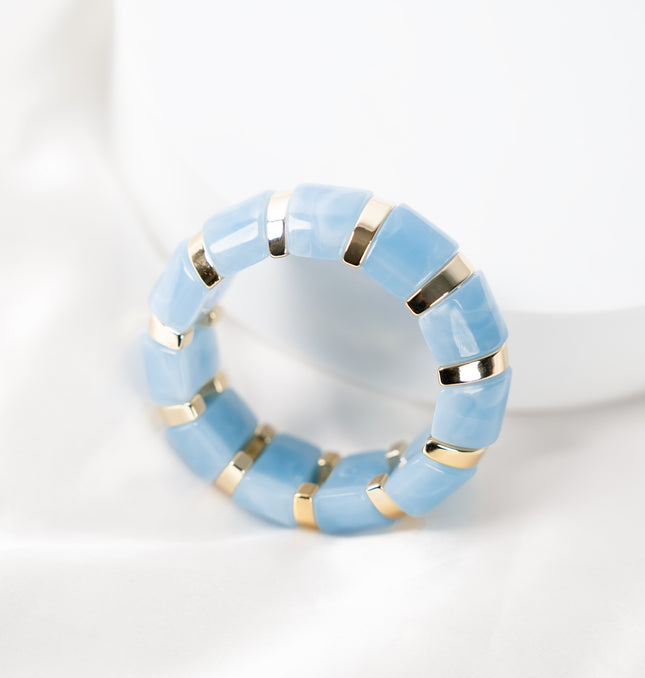 Blue Crush Stackable Bracelet