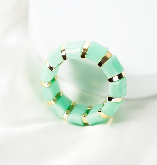Mint Pop Stackable Bracelet