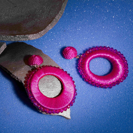 Fushia Pink Pop Up Hoops - HASHTACK