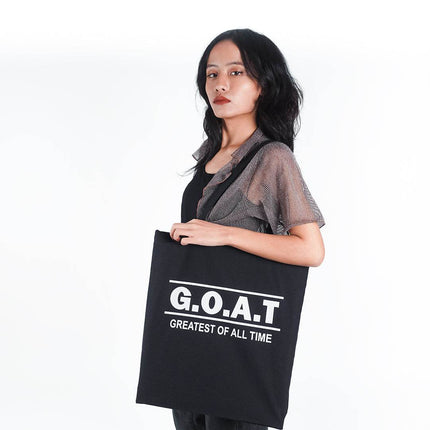 G.O.A.T Canvas Tote Bag - HASHTACK
