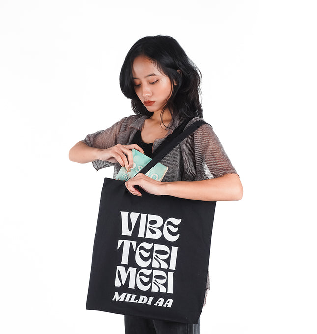 Vibe Teri Meri Canvas Tote Bag