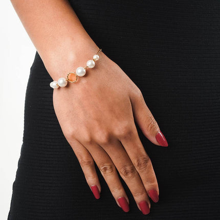 Classic Radiance Pearl Bracelet - HASHTACK