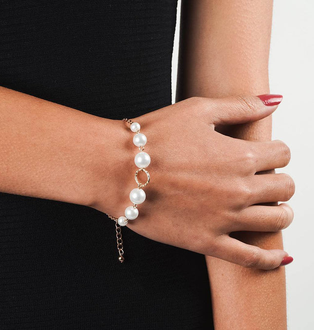Classic Radiance Pearl Bracelet - HASHTACK