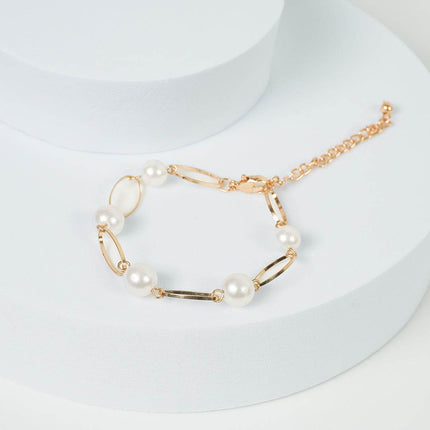 Classic Pearl Ring Bracelet - HASHTACK