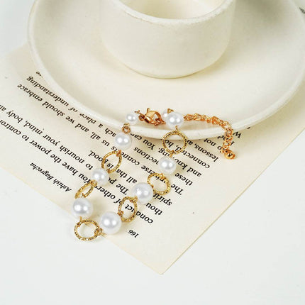 Golden Hour Pearl Bracelet - HASHTACK