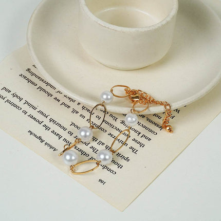 Classic Pearl Ring Bracelet - HASHTACK