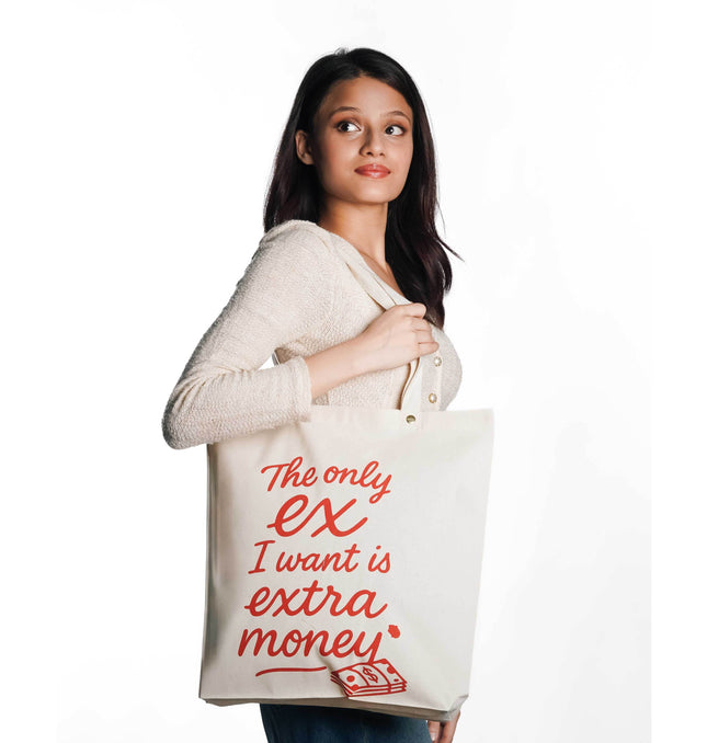 The Only Ex I Want Canvas Tote Bag - HASHTACK