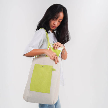 Eco Carry Canvas Tote Bag - HASHTACK