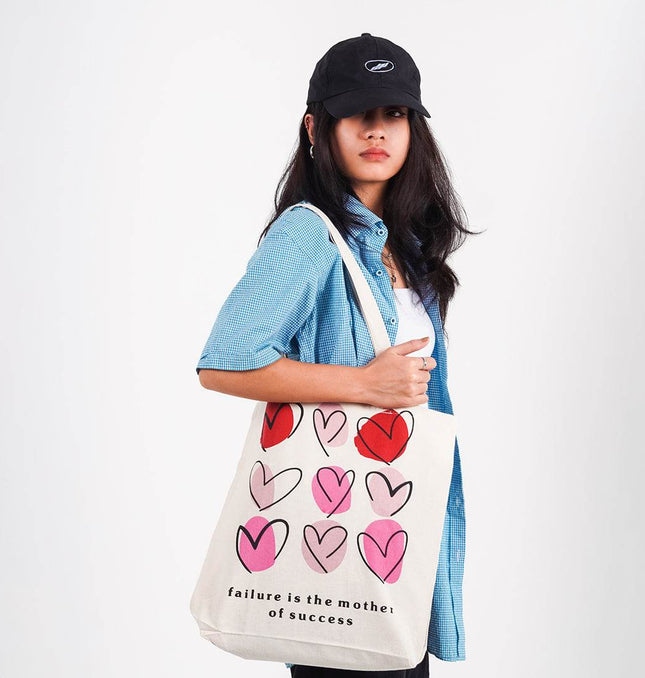 Failure Is The Mother Of Success Canvas Tote Bag - HASHTACK