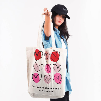 Failure Is The Mother Of Success Canvas Tote Bag - HASHTACK