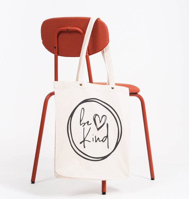 Be Kind Canvas Tote Bag - HASHTACK