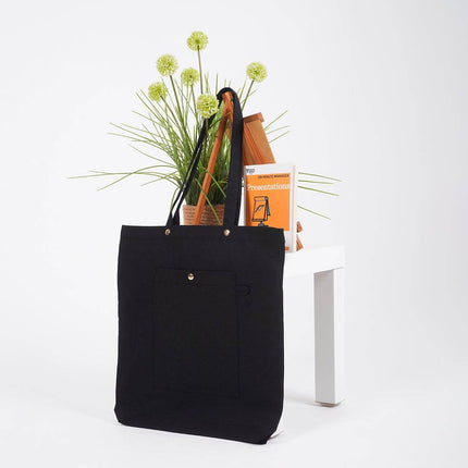 Blackout Luxe Canvas Tote Bag - HASHTACK