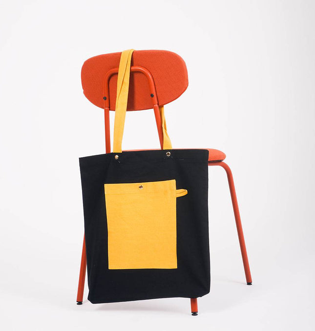 Yellow Rush Canvas Tote Bag - HASHTACK