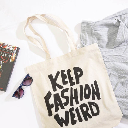 Keep Fashion Weird Tote Bag - HASHTACK