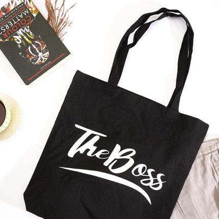 The Boss Canvas Tote Bag - HASHTACK