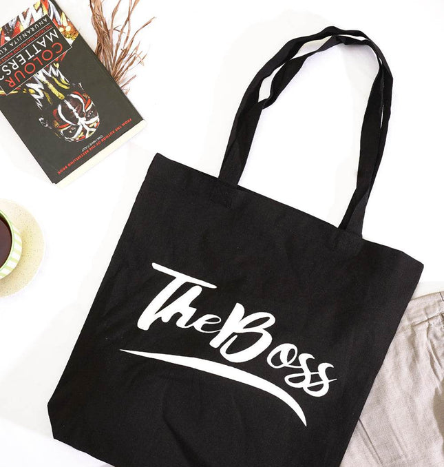 The Boss Canvas Tote Bag - HASHTACK