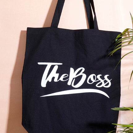 The Boss Canvas Tote Bag - HASHTACK