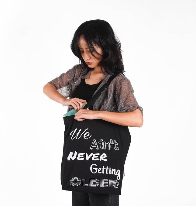 Never Getting Old Canvas Tote Bag - HASHTACK