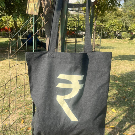 Rupee Cotton Canvas Tote - HASHTACK