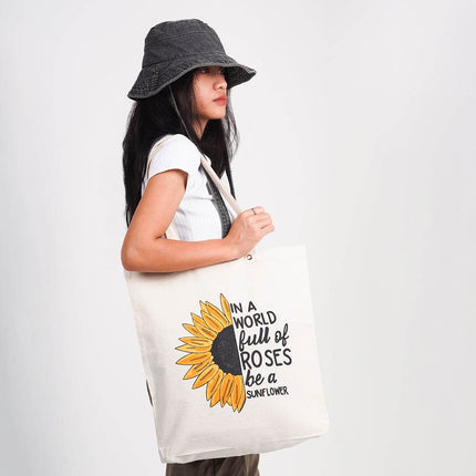 In A World Full of Roses Canvas Tote Bag - HASHTACK