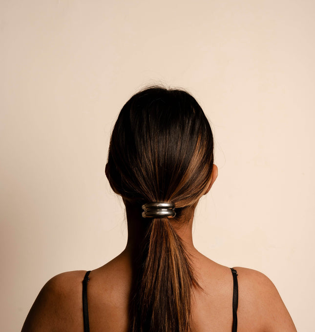 Silver Lined Rubber Band - HASHTACK