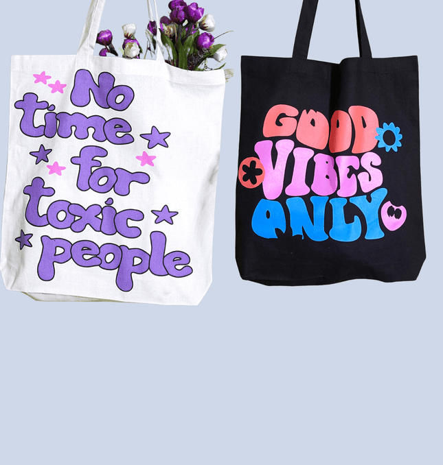 No Time For Toxic People Tote Bag - HASHTACK