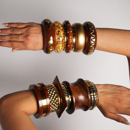 Wooden Bangles - HASHTACK