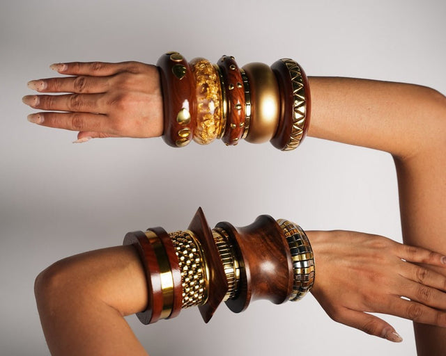 Wooden Bangles - HASHTACK