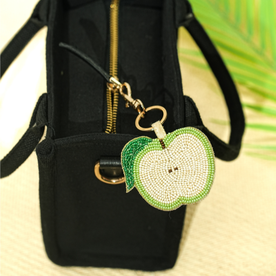 Fresh Apple Beaded Charm
