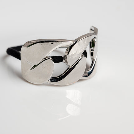 Silver Chain Rubber Band
