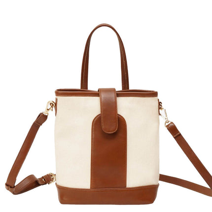 Explorer Canvas Handbag tan - HASHTACK