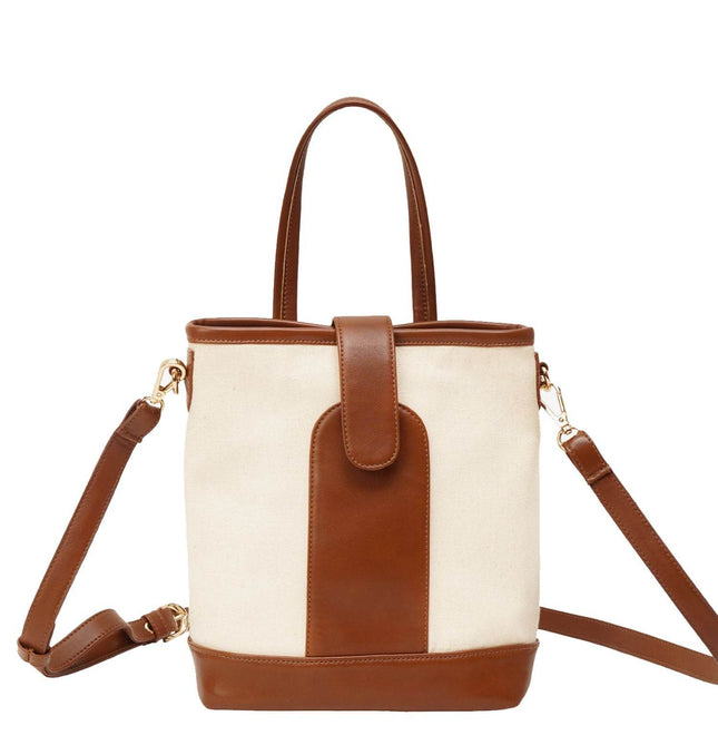 Explorer Canvas Handbag tan - HASHTACK