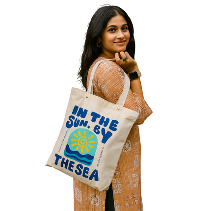 In The Sun Canvas Tote Bag – By The Sea Edition