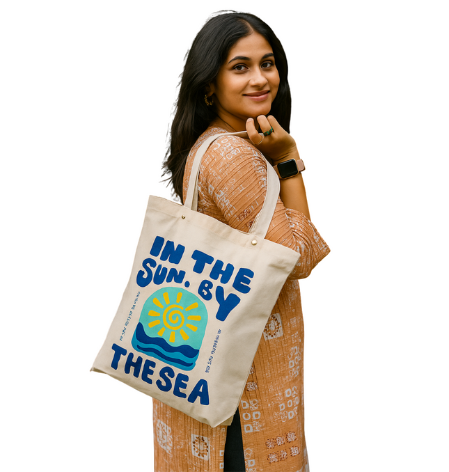 In The Sun Canvas Tote Bag – By The Sea Edition