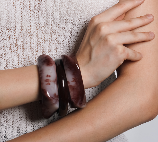 Amara Bold Resin Bangles