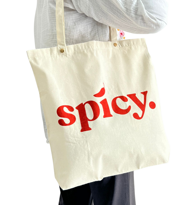 Spicy Canvas Tote Bag