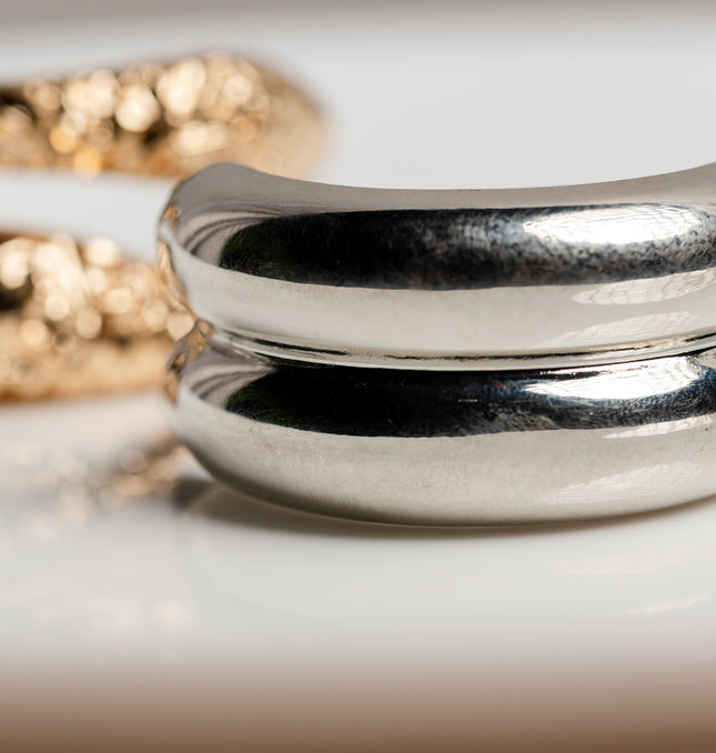 Silver Lined Rubber Band