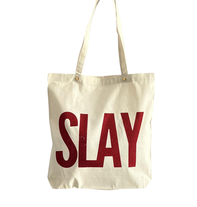 SLAY Eco-Friendly Canvas Tote Bag