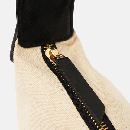 Wanderlust Canvas Shoulder Bag Black