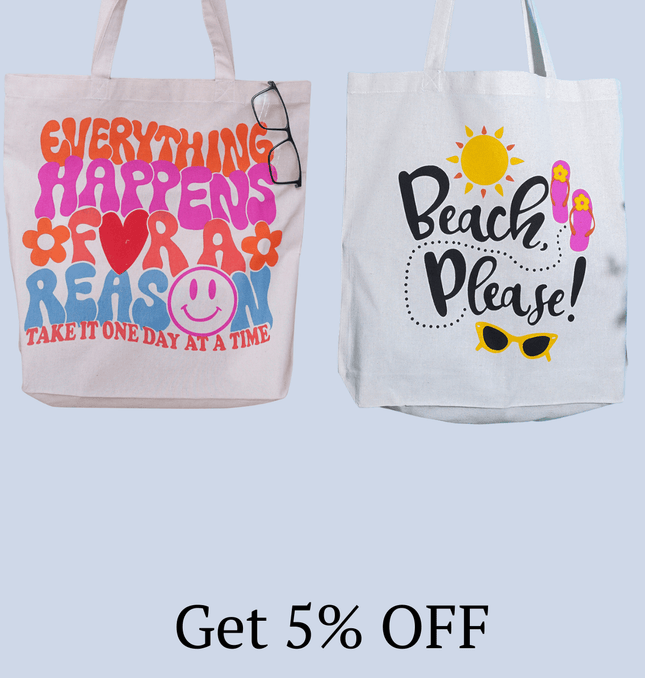 Everything Happens For A Reason Tote Bag - HASHTACK
