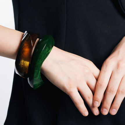 Bold Resin Statement Bangles