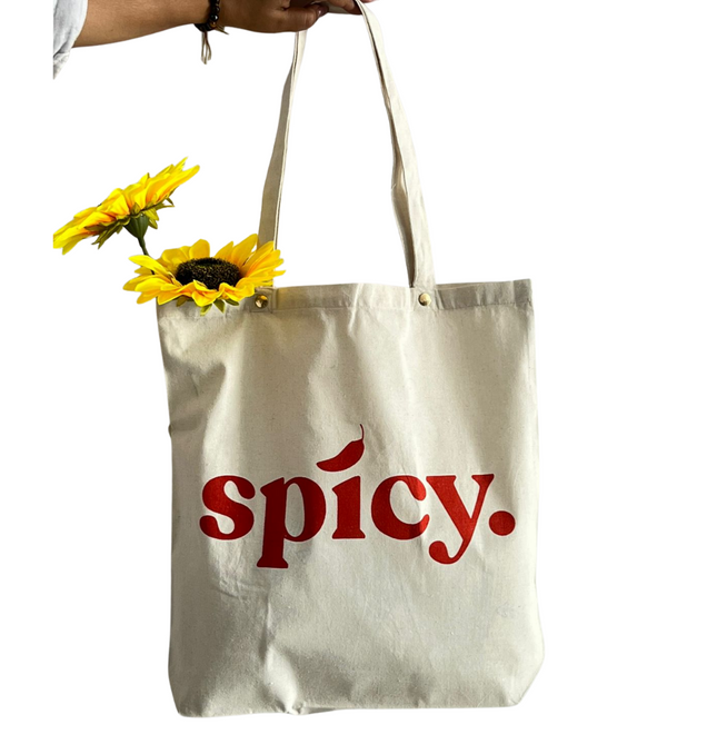 Spicy Canvas Tote Bag