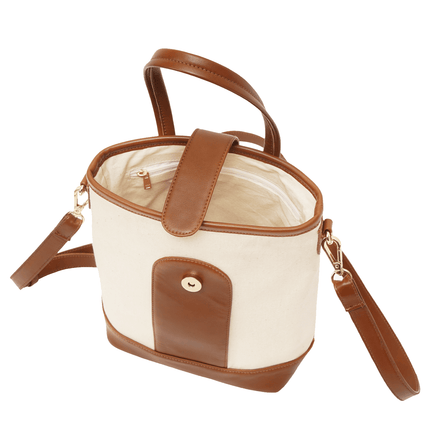 Explorer Canvas Handbag tan - HASHTACK