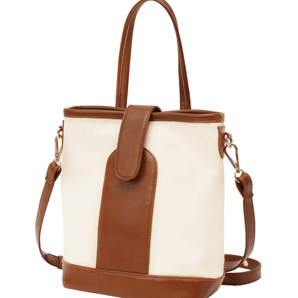 Explorer Canvas Handbag tan - HASHTACK