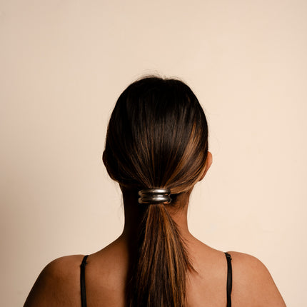 Silver Lined Rubber Band