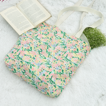 Pastel Cotton Canvas Tote